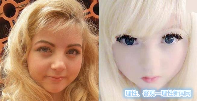 白化病萝莉几岁怎么那么漂亮现在还活着吗?卸妆后惊人容貌对比图